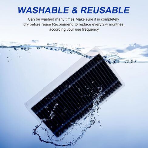 Replacement HEPA Filters for ECOVACS DEEBOT T90 Pro Omni / T90 Omni / X12 PRO OMNI Robot Vacuum Accessories - 4 Pack in Saudi Arabia