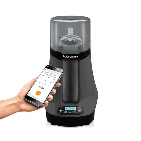 Baby Brezza Smart Baby Bottle Warmer, Breastmilk Warmer + Defroster | Different Temperatures for Breastmilk + Formula - Universal Fit for All Bottles + Milk Bags, Control via Free App in Saudi Arabia