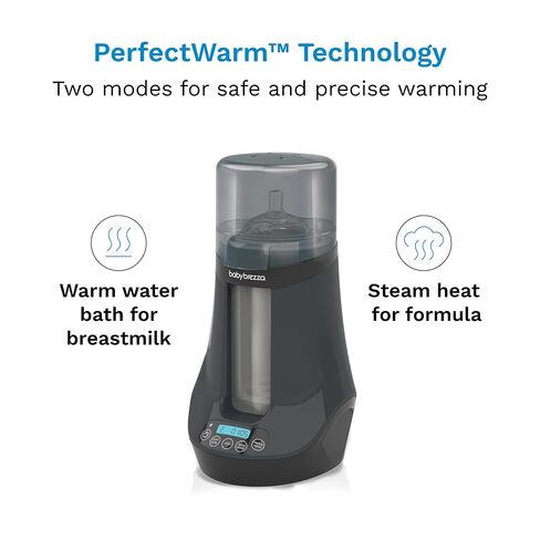 Baby Brezza Smart Baby Bottle Warmer, Breastmilk Warmer + Defroster | Different Temperatures for Breastmilk + Formula - Universal Fit for All Bottles + Milk Bags, Control via Free App in Saudi Arabia