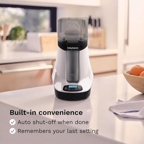 Baby Brezza Smart Baby Bottle Warmer, Breastmilk Warmer + Defroster | Different Temperatures for Breastmilk + Formula - Universal Fit for All Bottles + Milk Bags, Control via Free App in Saudi Arabia