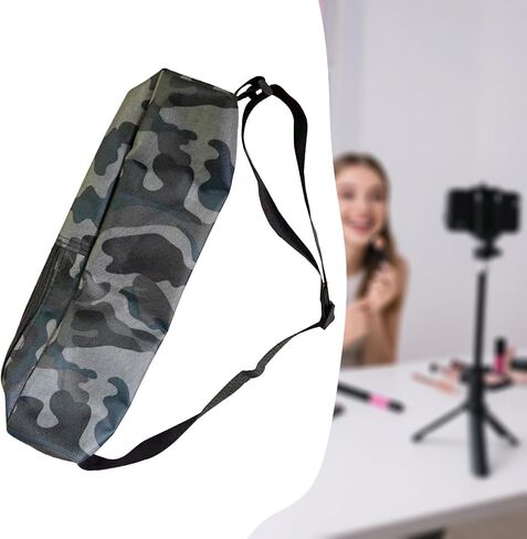 Tripod Carrying Case Stand Bag Monopod Bag Organizer Pouch Polyester Material Water Resistant Convenient Zipper Suitable for Travel Outdoor Photograph, Gray, M in Saudi Arabia