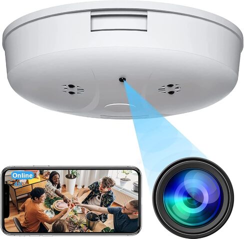 1080P WiFi Home Monitoring Camera, Privacy-Protected Indoor Security Cam with Motion Detection, No Audio Recording in Saudi Arabia