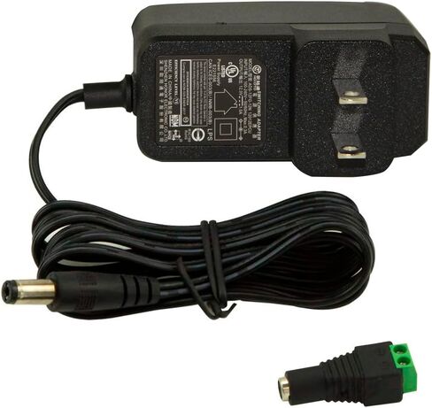 Security Camera Power Adapter 12V 5A w/ 8-Way Power Splitter Cable Power Supply, Fits DVR/NVR/AHD/TVI CCTV Security Camera System, LED Strip Lights, UL Listed in Saudi Arabia