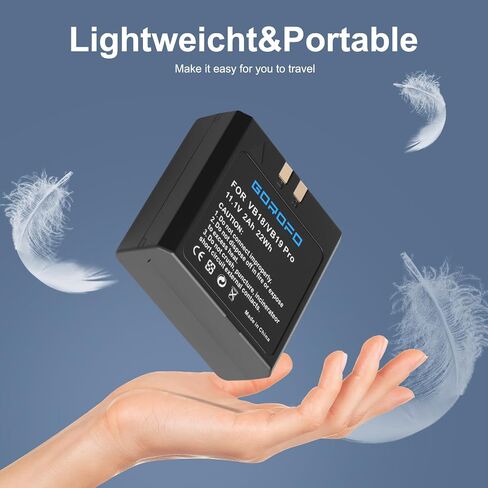 VB18 Rechargeable Li-ion Battery for Godox VING V850 V850II V860 V860C V860N V860II V860II-N V860II-C V860II-S V860II-F V860II-O Camera Flash Speedlite （1 Battery ） in Kuwait