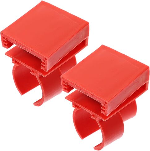 WOONEKY 2pcs Reusable Plastic Aquarium Light Clips for Fish Tank Red LED Light Brackets Compatible with Fish Tank Stand Kits in Saudi Arabia