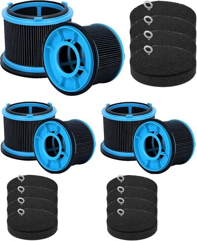 Vacuum Filter for Bissell PowerClean FurGuard 280W & FurFinder 200W | Set with 4 HEPA Filters and 8 Pre-filter Pads for Self-Standing Cordless Model 4052 4039 4137 in Kuwait