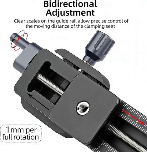Metal Camera Slider Rails for DSLR Cameras with Precise Close-Up Focusing and Smooth Damping in Saudi Arabia