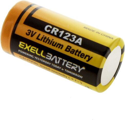 Exell EB-CR123A CR123A بطارية ليثيوم 3 فولت 1700 مللي أمبير في الساعة عالية السعة لاستبدال الصور والأمن in Kuwait
