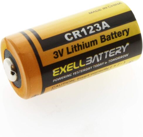 Exell EB-CR123A CR123A بطارية ليثيوم 3 فولت 1700 مللي أمبير في الساعة عالية السعة لاستبدال الصور والأمن in Kuwait