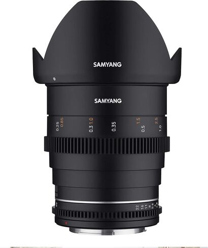 عدسة Samyang SYDSX24 مقاس 24 مم T1.5 VDSLR MK2 السينمائية، Canon RF | توفر عدسة سينمائية ذات تركيز يدوي تحكمًا سلسًا في التركيز وجودة صورة سينمائية لإنتاج فيديو احترافي. in Kuwait