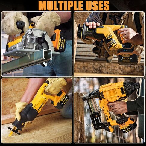 2 Pack 15Ah Replacement Compatible with Dewalt 20V Max Battery High Capacity Batteries 20 Volt Baterías Cordless Power Tools DCB205 DCB203 DCB200 DCB201 DCB204 DCB206 DCB207 in Kuwait