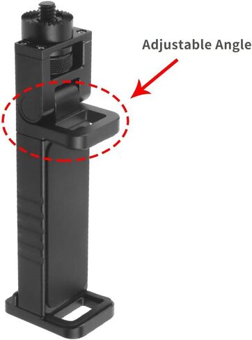 Aluminum Phone Holder 360Degree Rotatable Foldable Mobile Clip Clamp Compatible with Zhiyun Weebill Lab for Crane 3 Stabilizer in Kuwait
