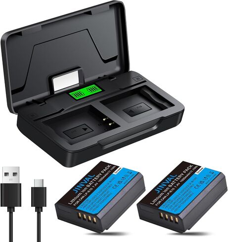 JINVAL LP-E10 LP E10 Battery 2 Pack and Charger Case for Canon EOS Rebel T3 T5 T6 T7 T100 Kiss X50 X70 X80 X90 EOS 1100D 1200D 1300D 1500D 2000D 3000D 4000D Camera in Saudi Arabia