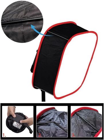 2X Portable Softbox LED Light Panel Diffuse Light Room Lighting Modifier for LED Light in Saudi Arabia