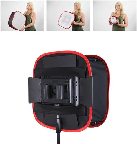 2X Portable Softbox LED Light Panel Diffuse Light Room Lighting Modifier for LED Light in Saudi Arabia