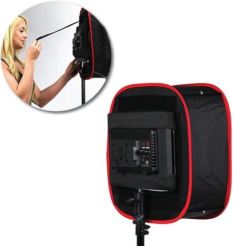 2X Portable Softbox LED Light Panel Diffuse Light Room Lighting Modifier for LED Light in Saudi Arabia