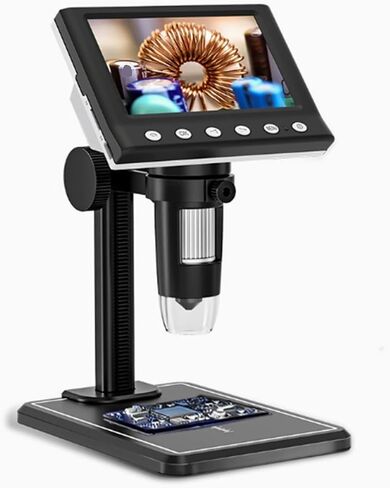 Microscope, Microscope, 4.3 Inch LCD Digital Scope,for Homeschool Lab in Kuwait