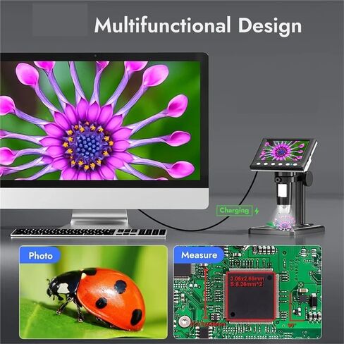 Microscope, Microscope, 4.3 Inch LCD Digital Scope,for Homeschool Lab in Kuwait