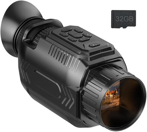 Lozenge Entry-Level 1080P Night Vision Goggles with 32G TF Card | Adjustable Focus WiFi Transmission Beginners Kids Childrens Learning Tools Field Night Observation Tool in Saudi Arabia