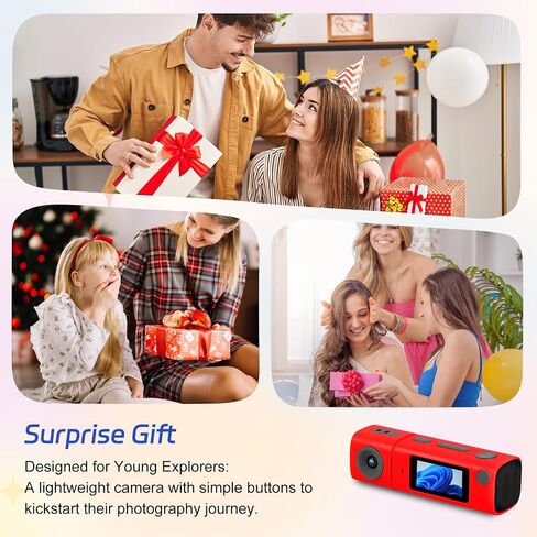 Mini Keychain Digital Camera,Y2K Retro Pocket Digicam 2K HD Video Camera, 270° Rotatable Lens, Built-in Flash, Type-C Charging, with 32GB SD Card & Keychain in Saudi Arabia