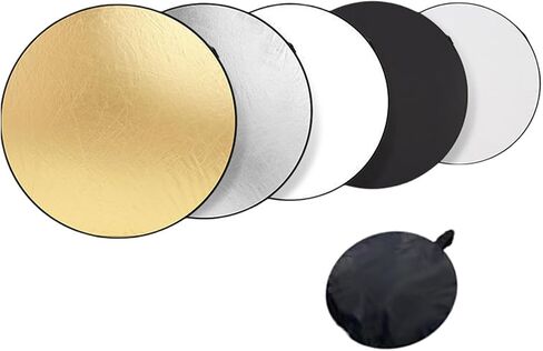 Foldable Multifunction Photo Reflector Light Diffuser for Portrait Product and Wedding Photography Stable Setups Foldable Photo Reflector in Kuwait
