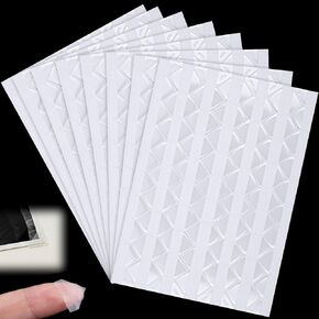 816pcs Clear Self-Adhesive Photo Corners, 8 Sheets 0.6 Inches Picture Mounting Corner Stickers, Picture Edge Stickers Photo Tape for Scrapbooking Family Album DIY Journal in Saudi Arabia