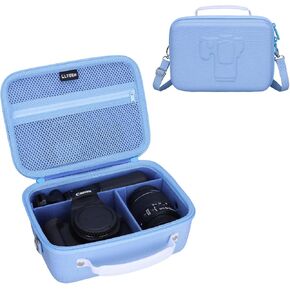 L LTGEM Hard Camera Case Bag for Canon EOS Rebel T7/R50//R100 DSLR, Black in Kuwait
