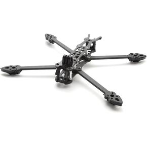 HXBER Mark4 8inch 375mm with 5mm Arm Quadcopter Frame 3K Carbon Fiber 8'' FPV Freestyle Racing Drone with Print Parts for DIY FPV, Black in Saudi Arabia