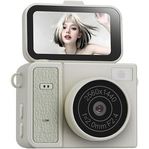 2026 New 2K Thumb Keychain Action Camera | Retro Mini Camcorder with 1.47 Inch Flip Screen Video Recorder(64GB Memory,Green) in Kuwait