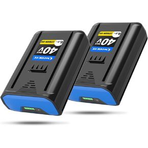 2 Pack Replacement for Kobalt 40V Battery 6.0Ah for KB-540-06 KB440-06‎KB240-06 KB2540C-06 KB640-03, Replacement Kobalt 40v Max Battery Compatible with 40 Volt Cordless Power Tools in Kuwait