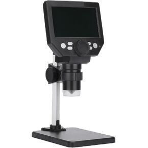 Microscope Camera, G1000 8MP 1-1000X Digital Microscope for Soldering Electronic 1000X Continuous Amplification Magnifier Microscopes 4.3"(Al and Plastic Stent) in Saudi Arabia