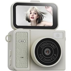 Thumb Keychain Mini Action Camera | 2K Retro Camcorder with 1.47 Inch Flip Screen Portable Recorder(One size Pink) in Kuwait
