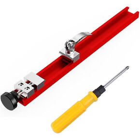 Circular Saw Guide Rail Fits 12" Saw Base, Aluminum Precision Adjustable Cutting Machine Base Guide for Woodworking, Electric Circular Guid-e Clamp for Cutting and Milling Tasks in Saudi Arabia