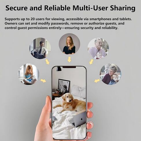2K HD 4G Mini Security Camera, Low-Power Indoor & Outdoor Remote Camera | 140° Wide Angle, 20-Day Standby, Night Vision & Motion Detection, Supports Micro SD & Cloud Storage, No WiFi in Kuwait