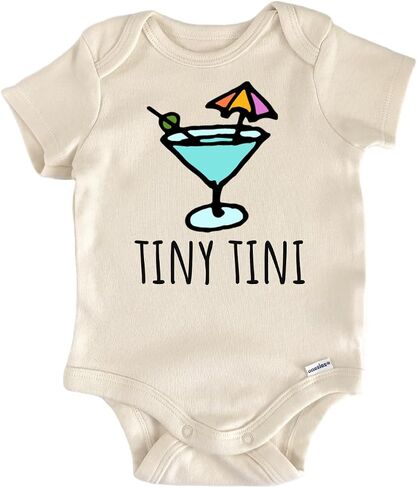 Dirty Martini Tini Cocktail Olive Baby Gift Baby Bodysuit in Kuwait