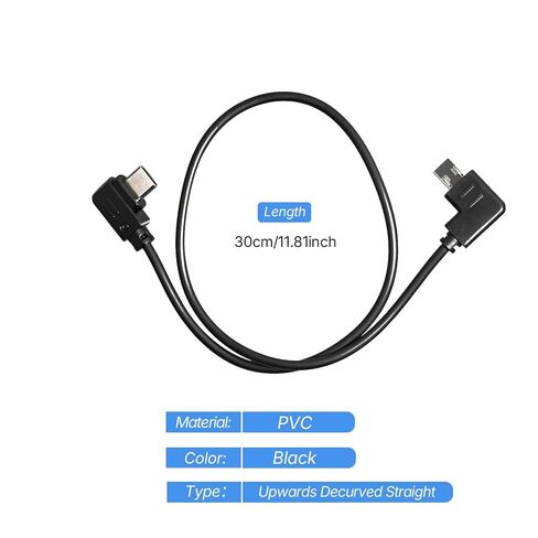 كابل تحرير مصراع الكاميرا USB-C إلى USB متعدد لـ DJI Ronin-SC/RS2/RSC2/RS3/RS3 Pro/PS3 Mini/RS4/RS4 Pro Stabilizer، لـ SN A6400 A6600 A7R4 A7R5 A7S3 A7M4 كابل تحكم RSS للأعلى 30 سم in Kuwait