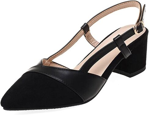 High Heels Ladies High Heels Sandals Black Simple Summer Shoes in Kuwait
