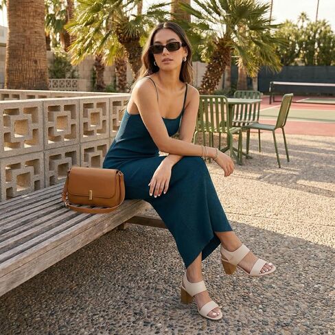 CUSHIONAIRE Women's Talent cut out heel sandal +Memory Foam and Wide Widths Available in Saudi Arabia