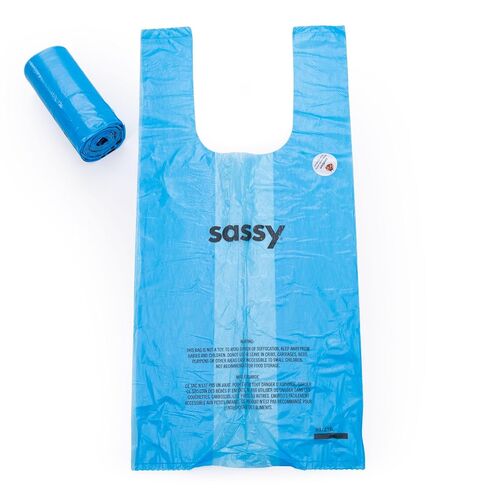 Sassy Sassy Disposable Diaper Sacks 200Count(Pack of 6), Blue, One Size in Saudi Arabia