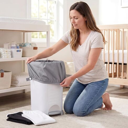 3 Pcs Reusable Diaper Pail Liner Wet Dry Bags,Classic Daily | Waterproof Pail Liner with Strap, Washable, for Cloth Diaper, Diaper Pails, Laundry, Kitchen Garbage Cans in Saudi Arabia