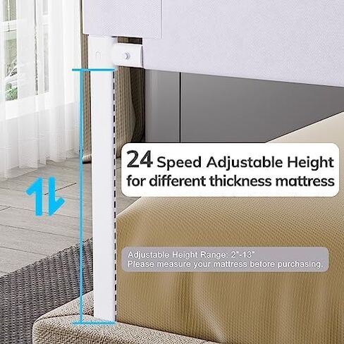 omzer 3-Piece King Size Bed Rail for Toddlers - Toddler Bed Rails with Double Child Lock, Bed Rail for Baby Kids with Pattern, Height Adjustment Guardrail for King Size Bed, 78.7x78.7x74.8" in Saudi Arabia