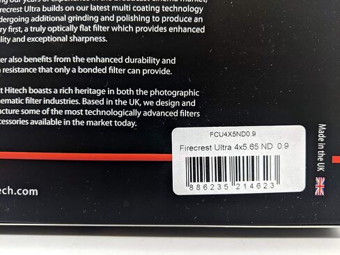 Formatt Hitech Firecrest Ultra 4x5.65 Neutral Density 0.9 Filter in Saudi Arabia