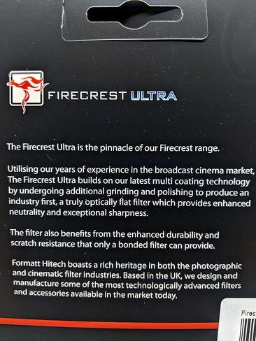 Formatt Hitech Firecrest Ultra 4x5.65 Neutral Density 0.9 Filter in Saudi Arabia