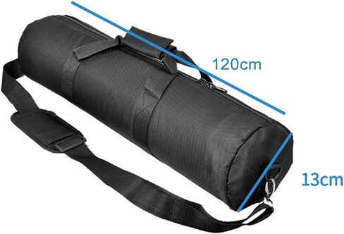 Tripod Carrying Case Multifunction Shoulder Bag with Oxford Cloth and Zipper Design for Monopod Arm Speaker Stand Suitable for Photo Studio Equipment, 120cm in Saudi Arabia