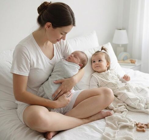Baby Swaddle Sleep Sack Set (2-Pack), Adjustable Zipper Newborn Swaddle + Wearable Sleep Sack, 100% Cotton, Soft Breathable Newborn to 9 Months Baby Transition Sleep Set in Kuwait