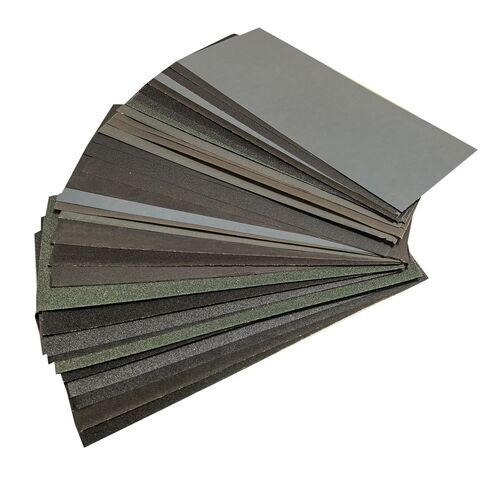 12 Pcs Sandpaper Variety Pack,9 x 3.6 Inch Wet Dry Sandpaper Assorted Grits 120–3000, Waterproof Sanding Paper for Wood, Metal, Automotive Polishing & Furniture Finishing (12) in Kuwait