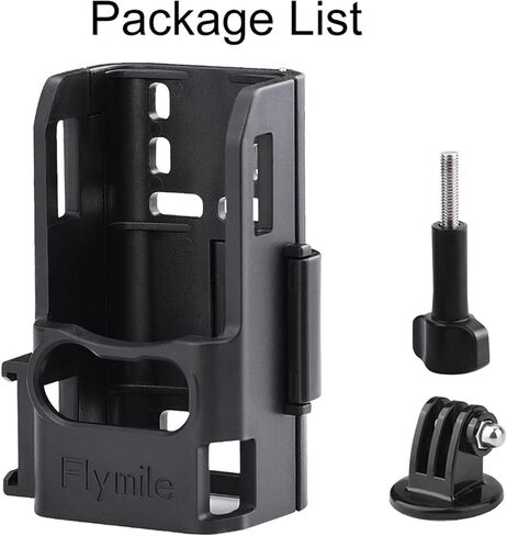 Pocket 4 Expansion Adapter Mount for DJI Osmo Pocket 4 3 Camera 2-Prong Extension Bracket with Cold Shoe & Action CamerInterface Design to Attached Backpack Clip/Selfie Sticks Accessories in Saudi Arabia