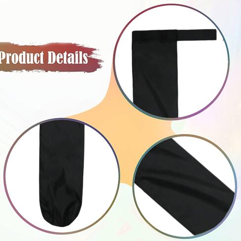 Tripod Leg Cover Protective Sleeves Flexible Lightweight Leg Protector Tripod for Snow Studio Use Daily Protection, Black in Saudi Arabia