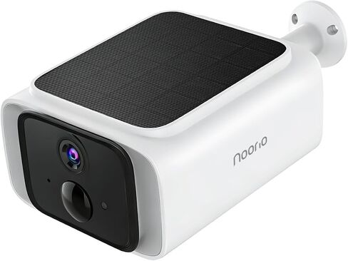 Noorio Solar Security Cameras Wireless Outdoor, 2K Resolution Outdoor Camera, 2.4/5G WiFi Camera for Home Security, Color Night Vision, 2-Way Talk, IP65 Waterproof, Alexa, SB400 | Color Night Vision Dual WiFi, 2-Way Talk, IP65 Waterproof, Works with Alexa in Saudi Arabia