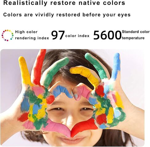 Cob Continuous Lighting, Bi-Color Led Video Light 2800-6800k with Remote, CRI 96+ 97+ Tlci and 58000lux/m, 500w and Dimmable, Simple Mounted, for Photography, Video Recording in Saudi Arabia